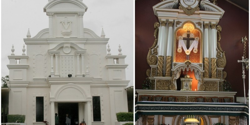 A Relic of the Holy Cross in Monasterio de Tarlac -- travel Luzon