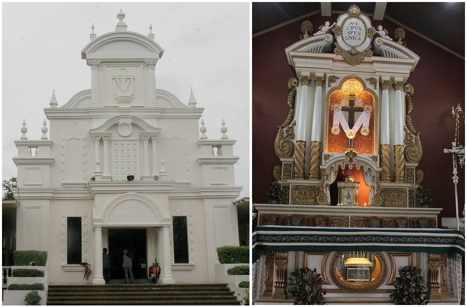 A Relic of the Holy Cross in Monasterio de Tarlac -- travel Luzon